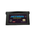 Game cartridge for 'Metroid Zero Mission' on a light gray background
